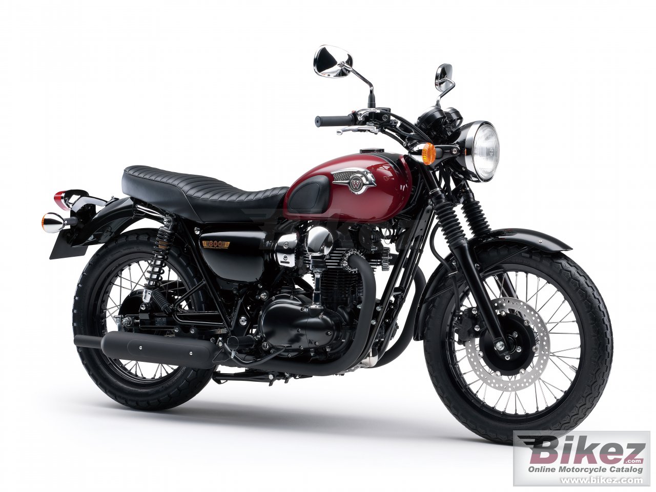 Big Kawasaki w800 special edition picture and wallpaper from Bikez.com